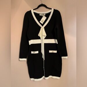 Taylor Dress, 1X, plus size, feminine,flirty, tailored,classic, bow